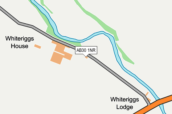 AB30 1NR map - OS OpenMap – Local (Ordnance Survey)