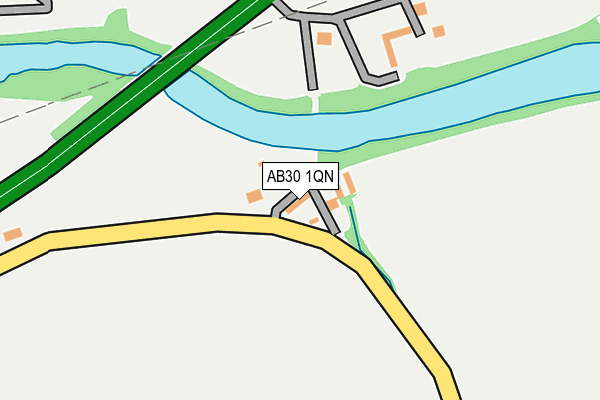 AB30 1QN map - OS OpenMap – Local (Ordnance Survey)