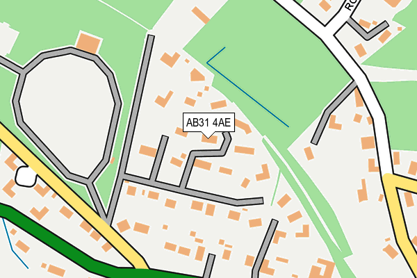 AB31 4AE map - OS OpenMap – Local (Ordnance Survey)