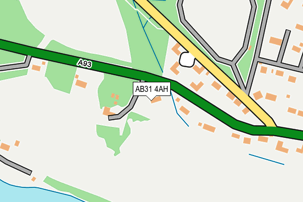 AB31 4AH map - OS OpenMap – Local (Ordnance Survey)