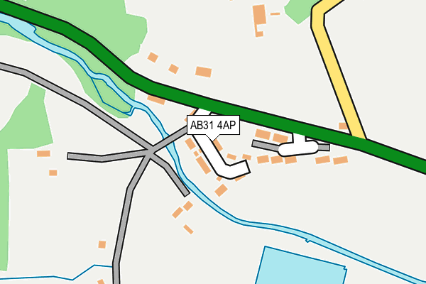 AB31 4AP map - OS OpenMap – Local (Ordnance Survey)