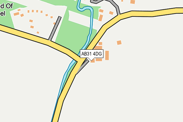 AB31 4DG map - OS OpenMap – Local (Ordnance Survey)