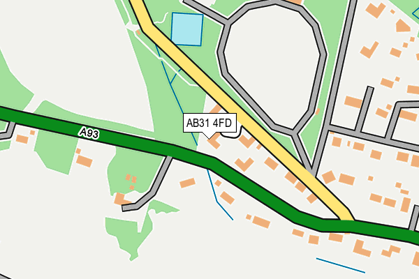 AB31 4FD map - OS OpenMap – Local (Ordnance Survey)