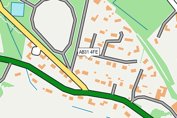 AB31 4FE map - OS OpenMap – Local (Ordnance Survey)