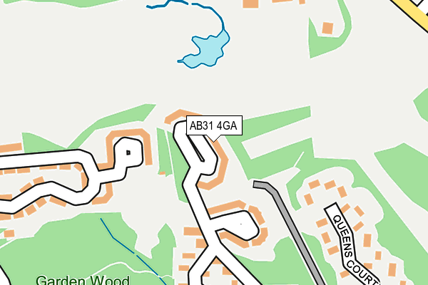 AB31 4GA map - OS OpenMap – Local (Ordnance Survey)