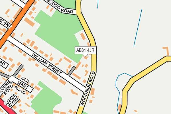 AB31 4JR map - OS OpenMap – Local (Ordnance Survey)