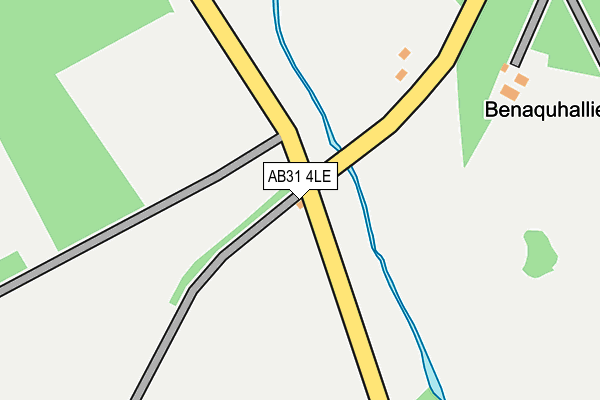 AB31 4LE map - OS OpenMap – Local (Ordnance Survey)