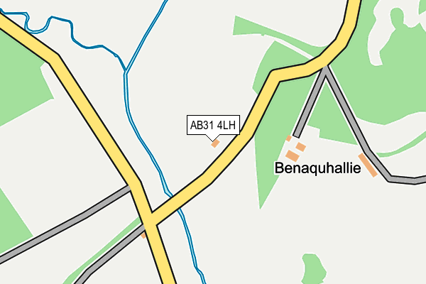 AB31 4LH map - OS OpenMap – Local (Ordnance Survey)