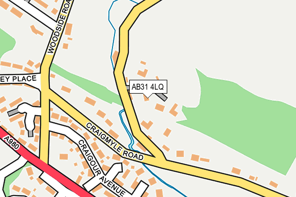 AB31 4LQ map - OS OpenMap – Local (Ordnance Survey)