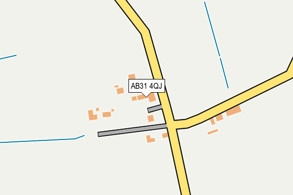 AB31 4QJ map - OS OpenMap – Local (Ordnance Survey)