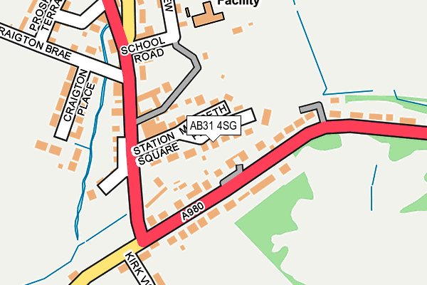 AB31 4SG map - OS OpenMap – Local (Ordnance Survey)