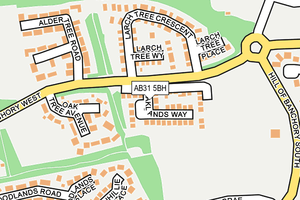 AB31 5BH map - OS OpenMap – Local (Ordnance Survey)
