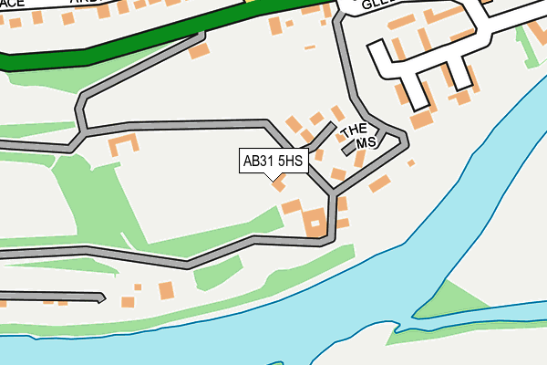 AB31 5HS map - OS OpenMap – Local (Ordnance Survey)