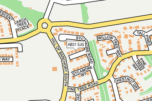 AB31 5JG map - OS OpenMap – Local (Ordnance Survey)