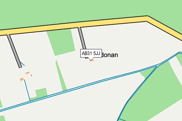 AB31 5JJ map - OS OpenMap – Local (Ordnance Survey)