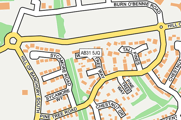 AB31 5JQ map - OS OpenMap – Local (Ordnance Survey)