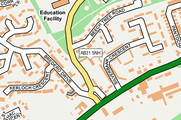 AB31 5NH map - OS OpenMap – Local (Ordnance Survey)