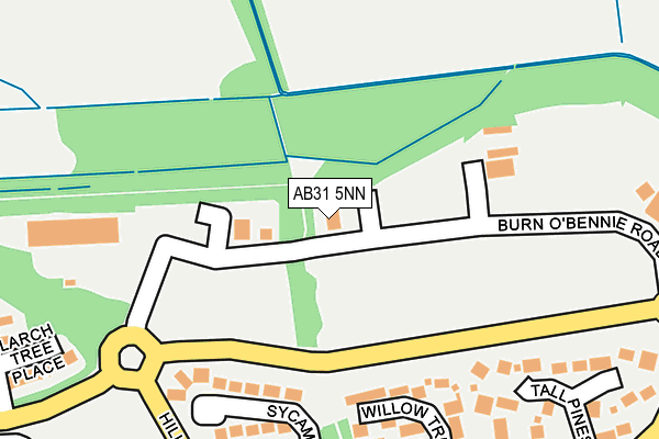 AB31 5NN map - OS OpenMap – Local (Ordnance Survey)