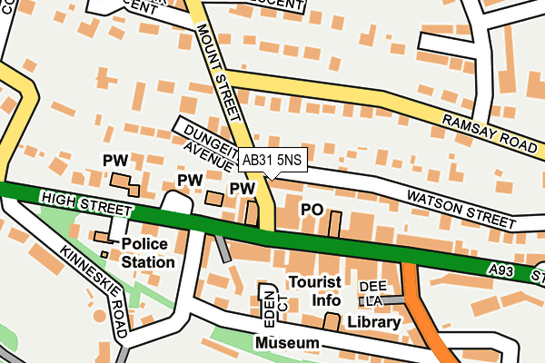 AB31 5NS map - OS OpenMap – Local (Ordnance Survey)
