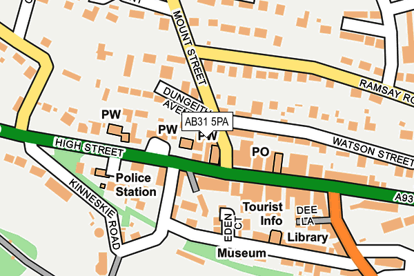 AB31 5PA map - OS OpenMap – Local (Ordnance Survey)