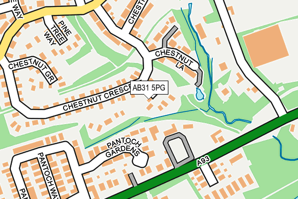 AB31 5PG map - OS OpenMap – Local (Ordnance Survey)