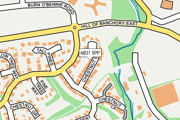 AB31 5PP map - OS OpenMap – Local (Ordnance Survey)