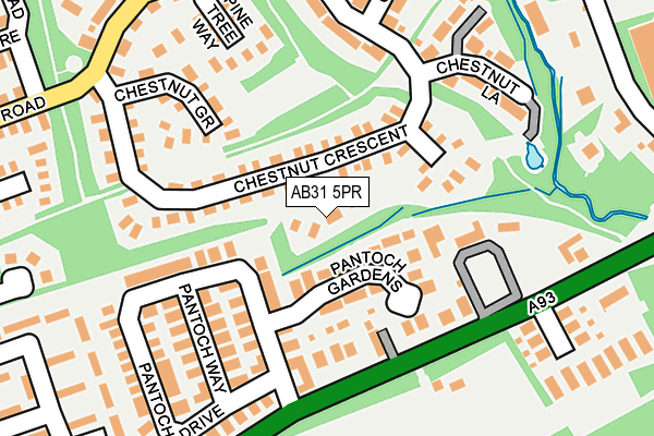 AB31 5PR map - OS OpenMap – Local (Ordnance Survey)
