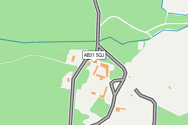 AB31 5QJ map - OS OpenMap – Local (Ordnance Survey)
