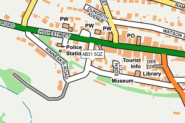 AB31 5QZ map - OS OpenMap – Local (Ordnance Survey)