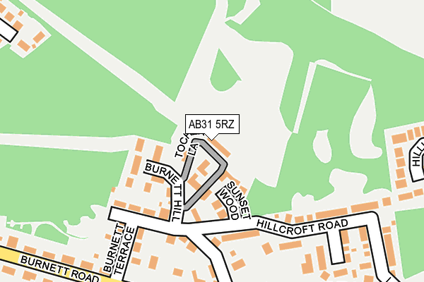 AB31 5RZ map - OS OpenMap – Local (Ordnance Survey)