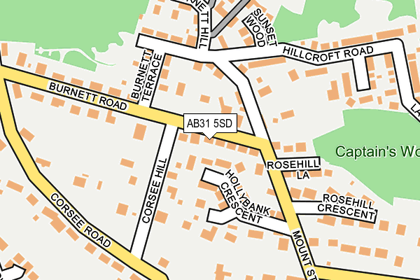 AB31 5SD map - OS OpenMap – Local (Ordnance Survey)