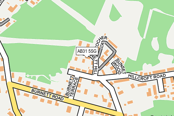 AB31 5SG map - OS OpenMap – Local (Ordnance Survey)
