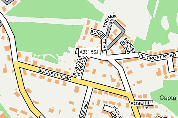 AB31 5SJ map - OS OpenMap – Local (Ordnance Survey)
