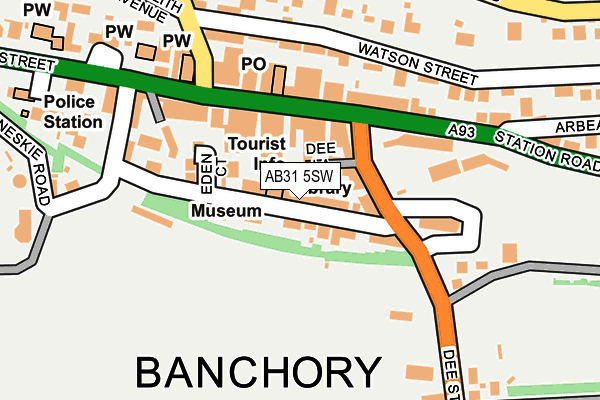 AB31 5SW map - OS OpenMap – Local (Ordnance Survey)