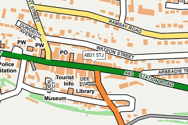 AB31 5TJ map - OS OpenMap – Local (Ordnance Survey)