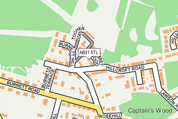 AB31 5TL map - OS OpenMap – Local (Ordnance Survey)