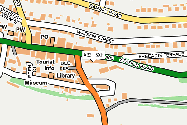 AB31 5XH map - OS OpenMap – Local (Ordnance Survey)