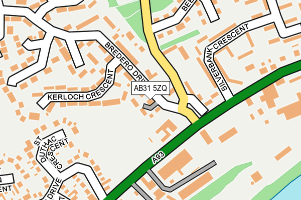AB31 5ZQ map - OS OpenMap – Local (Ordnance Survey)