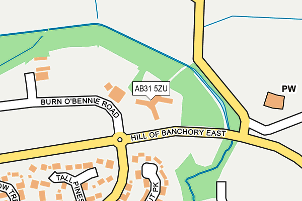 Map of BANCON HOMES (DONSIDE) LIMITED at local scale