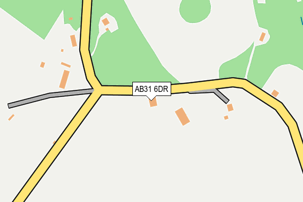 AB31 6DR map - OS OpenMap – Local (Ordnance Survey)