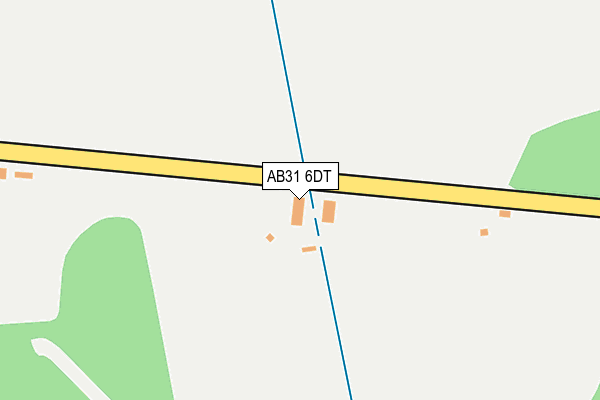 AB31 6DT map - OS OpenMap – Local (Ordnance Survey)