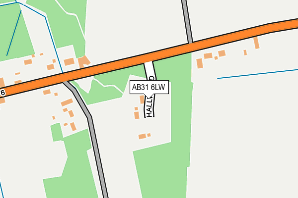 AB31 6LW map - OS OpenMap – Local (Ordnance Survey)
