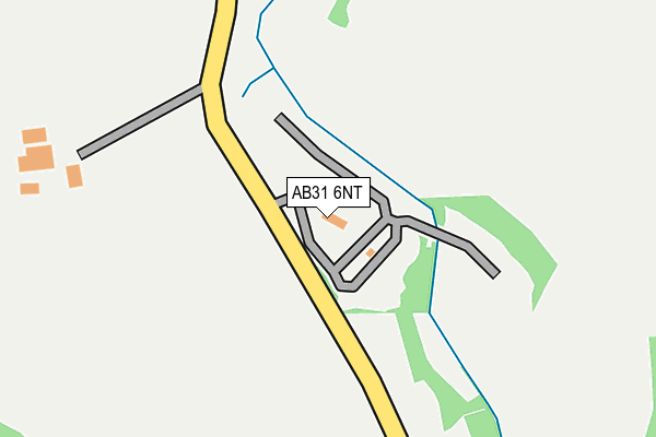 AB31 6NT map - OS OpenMap – Local (Ordnance Survey)