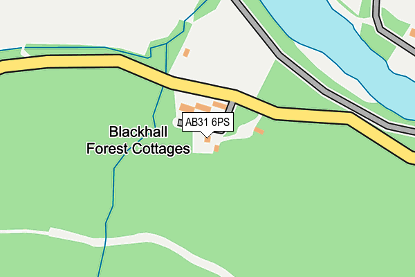AB31 6PS map - OS OpenMap – Local (Ordnance Survey)