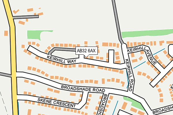 Map of ABERDEEN BREAST CLINIC LIMITED at local scale