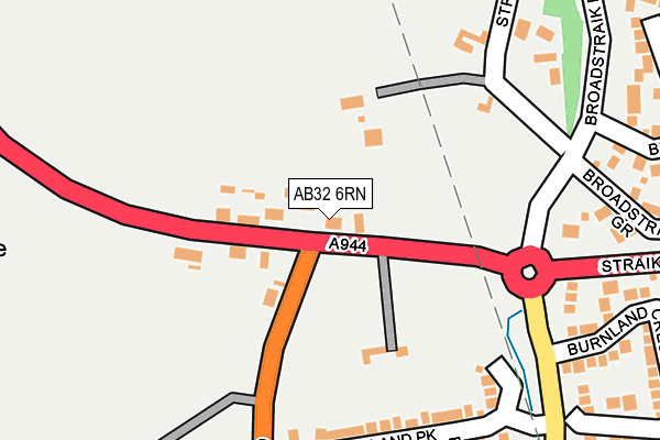 AB32 6RN map - OS OpenMap – Local (Ordnance Survey)