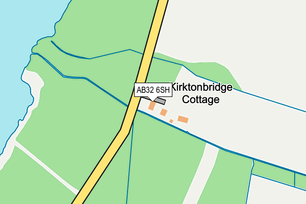 AB32 6SH map - OS OpenMap – Local (Ordnance Survey)