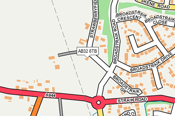 AB32 6TB map - OS OpenMap – Local (Ordnance Survey)