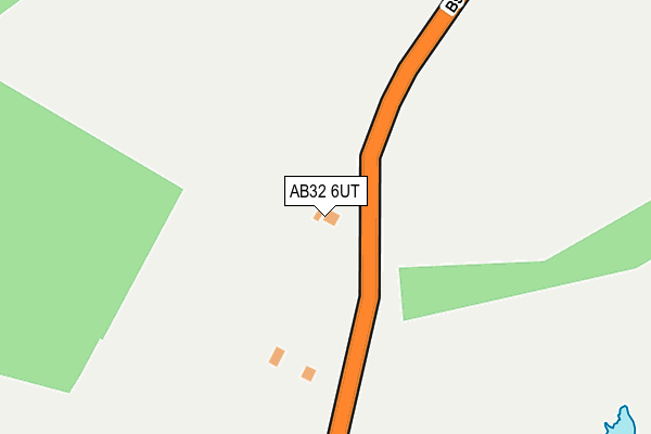 AB32 6UT map - OS OpenMap – Local (Ordnance Survey)