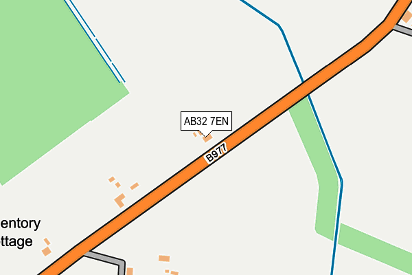 AB32 7EN map - OS OpenMap – Local (Ordnance Survey)